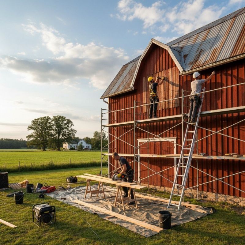 Barn Structural Repair in Olathe, KS