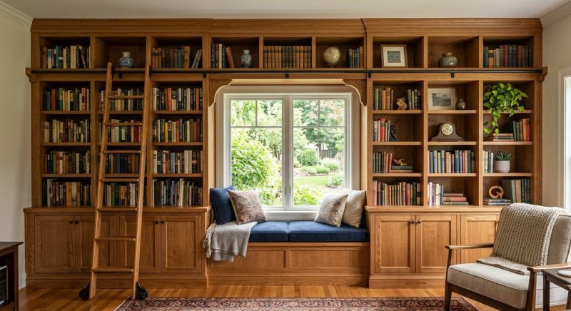 Bookcase Construction in Durham, NC