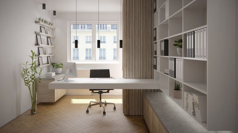 Built In Desk Installation in Fairfax, VA