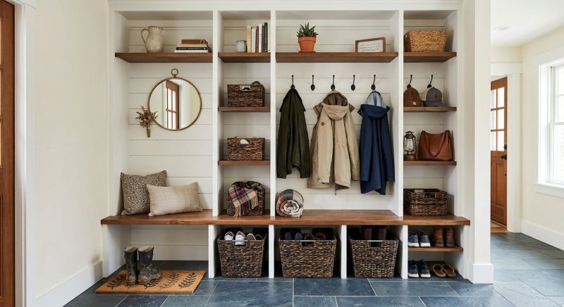 Mudroom Carpentry Installation in Winston Salem, NC