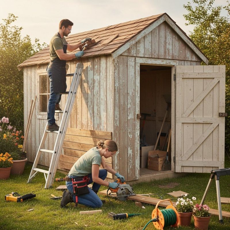 Shed Damage Repair in Alpharetta, GA
